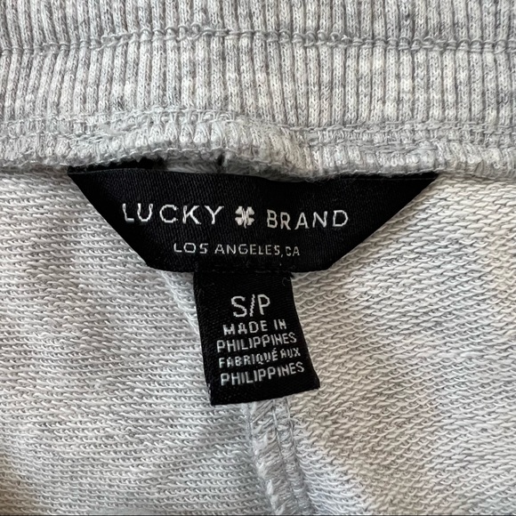 Lucky Brand Grey Star Print Jogger Sweatpants NWT B8/12 - Picture 7 of 10